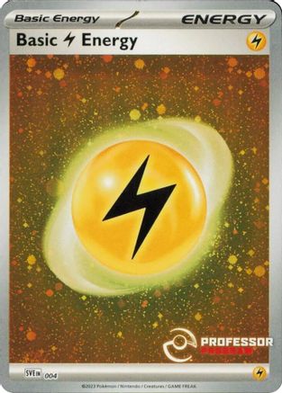 Lightning Energy (2023) 004- Professor Program Promos Holofoil