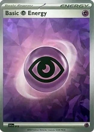 Basic Psychic Energy (Cracked Ice Holo) 013- SVE Scarlet & Violet Energies Holofoil