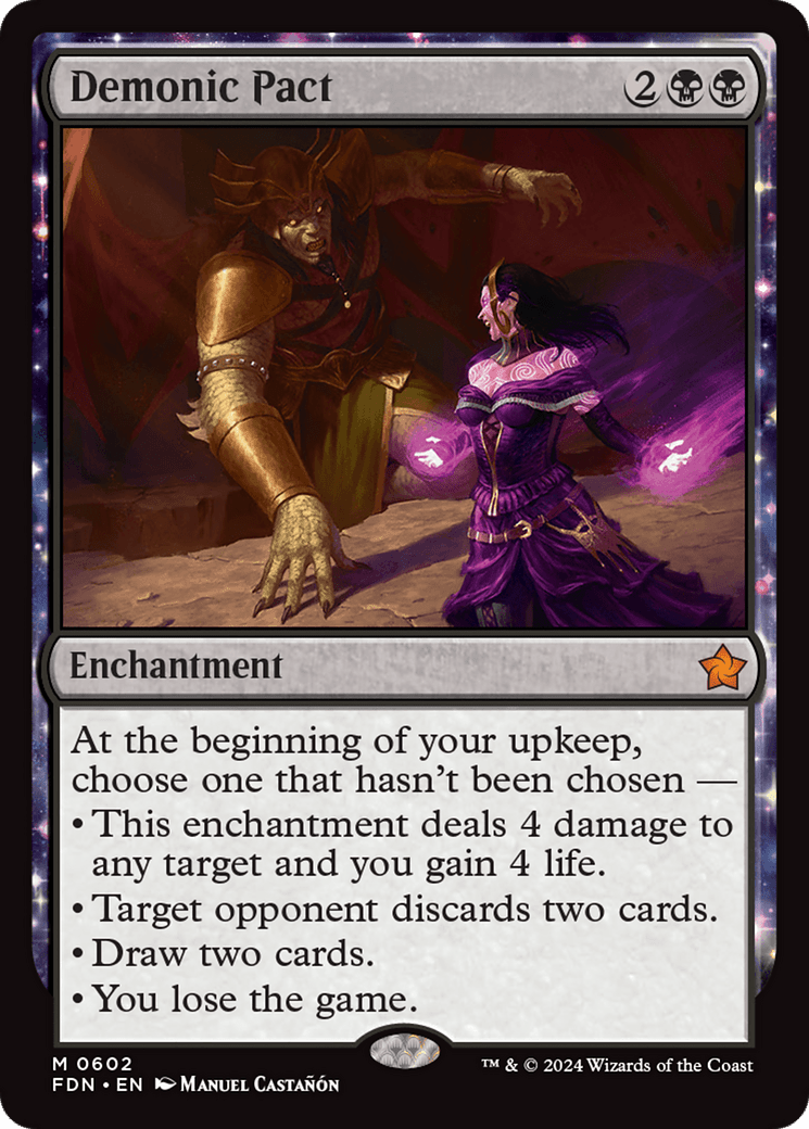 Demonic Pact (FDN-602) - Foundations: (enchantment)
