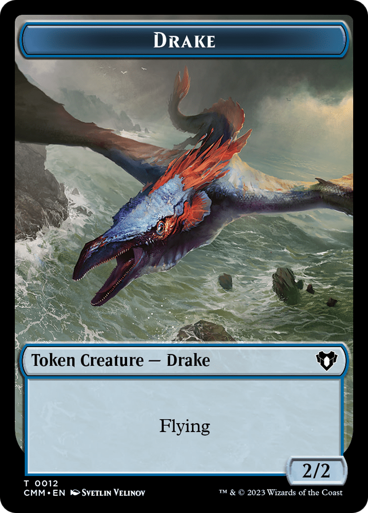 Drake (TCMM-012) - Commander Masters Tokens Foil