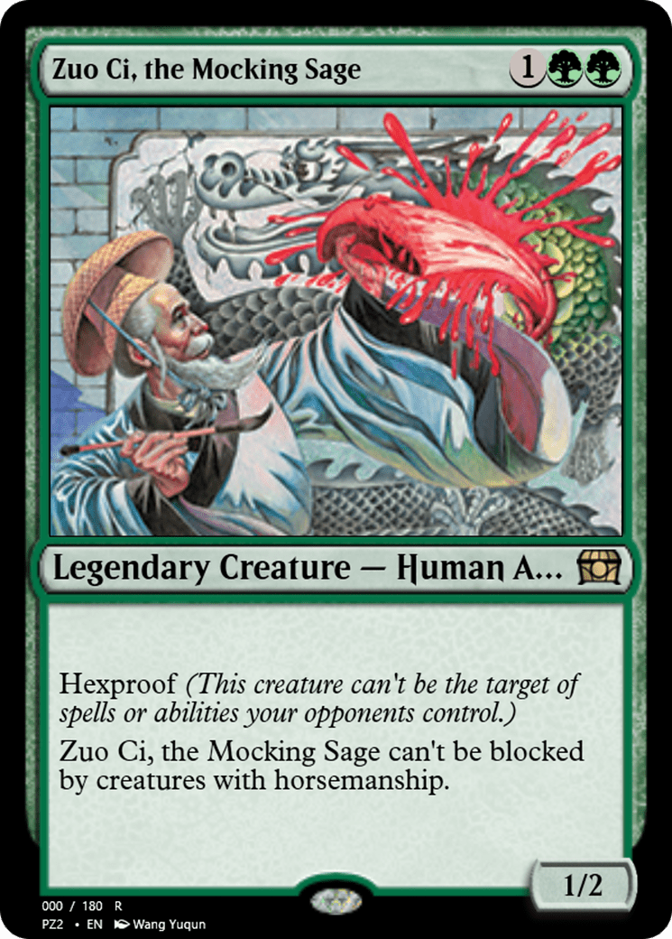 Zuo Ci, the Mocking Sage (PZ2-65805) - Treasure Chest Foil