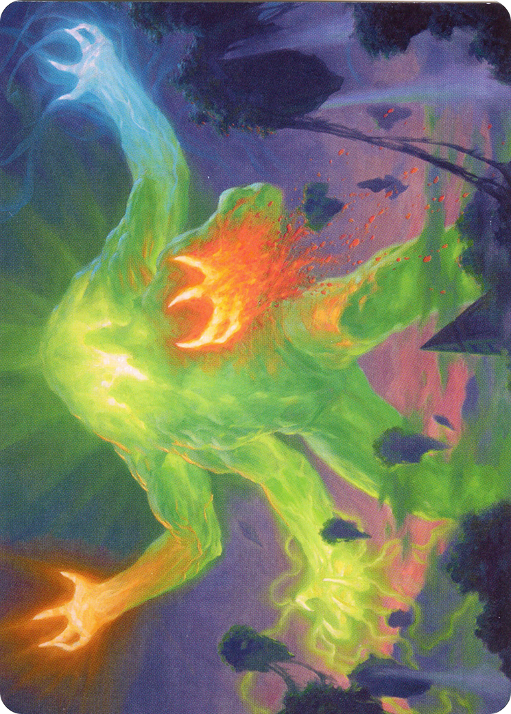 Omnath, Locus of Creation // Omnath, Locus of Creation (AZNR-078) - Zendikar Rising Art Series (Borderless)