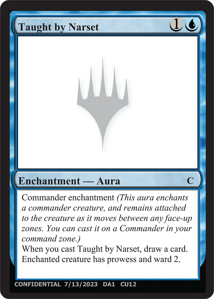Taught by Narset (DA1-CU12B) - Unknown Event