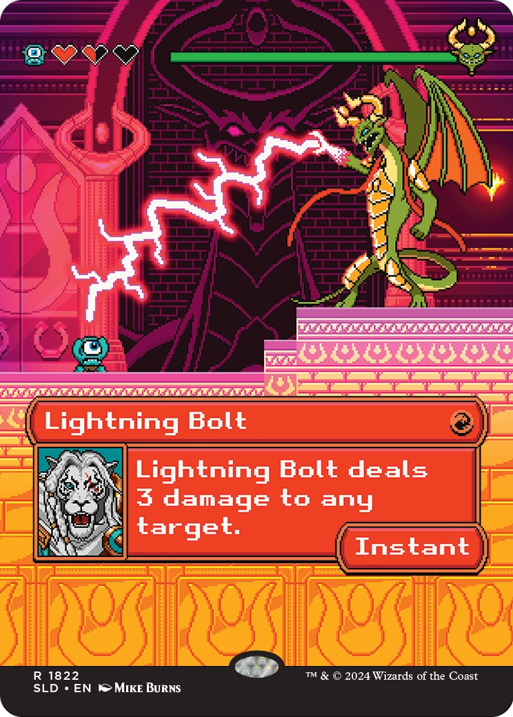 Lightning Bolt (SLD-1822) - Secret Lair Drop (Borderless) Foil