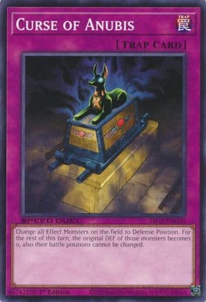 Curse of Anubis (SBC2-ENG20) - Speed Duel: Battle City Finals 1st Edition