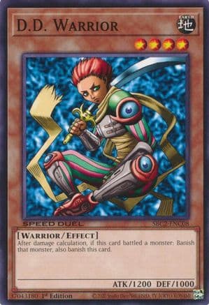 D.D. Warrior (SBC2-ENC08) - Speed Duel: Battle City Finals 1st Edition