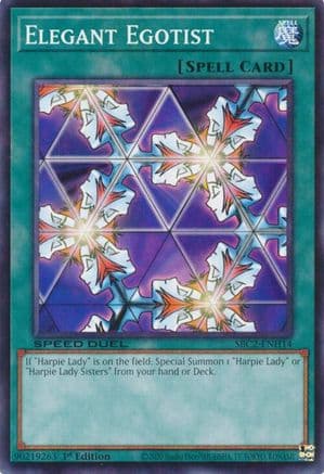 Elegant Egotist (SBC2-ENH14) - Speed Duel: Battle City Finals 1st Edition