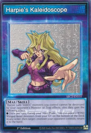 Harpie's Kaleidoscope (SBC2-ENS16) - Speed Duel: Battle City Finals 1st Edition