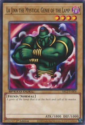 La Jinn the Mystical Genie of the Lamp (SBC2-ENB06) - Speed Duel: Battle City Finals 1st Edition