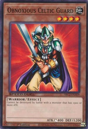 Obnoxious Celtic Guard (SBC2-ENA09) - Speed Duel: Battle City Finals 1st Edition