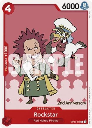 Rockstar (OP09-016) - Emperors in the New World: 2nd Anniversary Tournament Cards