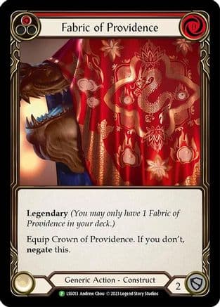 Fabric of Providence // Crown of Providence - LSS013 (LSS013) - Flesh and Blood: Promo Cards