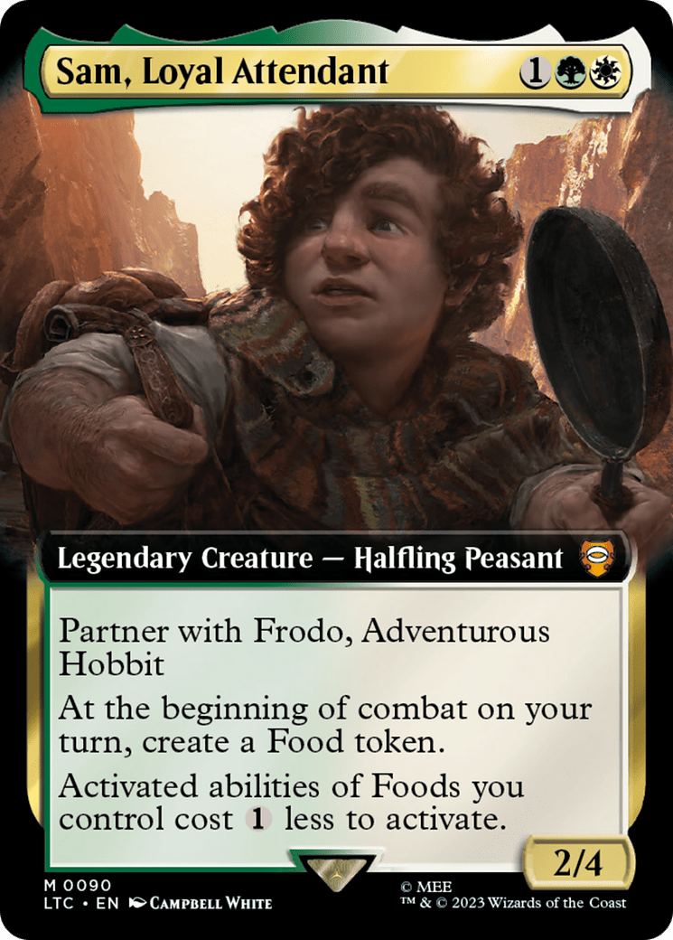 Sam, Loyal Attendant (LTC-090) - Tales of Middle-earth Commander: (Extended Art)