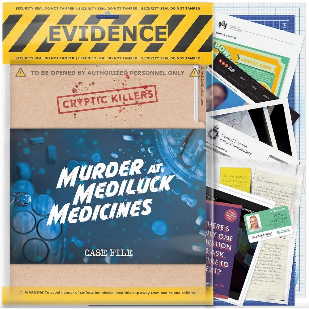Cryptic Killers | Murder at MediLuck Medicines