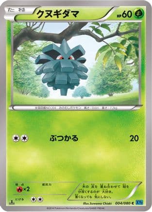 Pineco (004/080) (Japanese) - XY2 Wild Blaze 1st Edition
