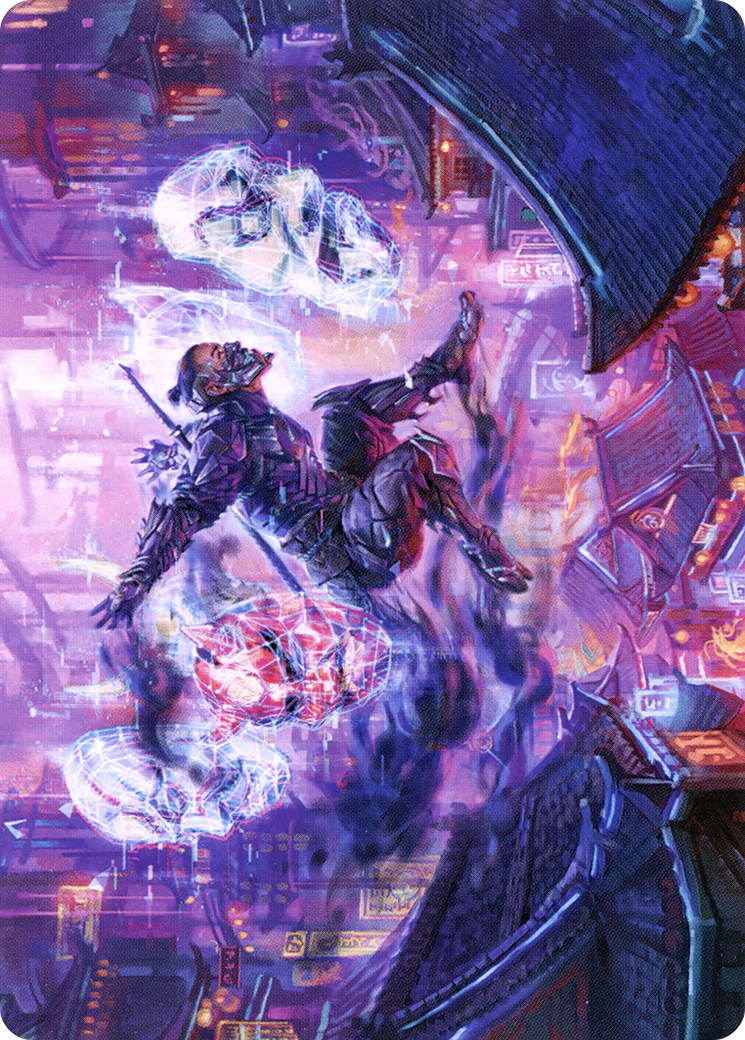 Thousand-Faced Shadow // Thousand-Faced Shadow (ANEO-037) - Neon Dynasty Art Series (Borderless)