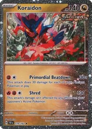 Koraidon (Cosmos Holo) 119/162 - Holofoil Miscellaneous Cards & Products - Rare