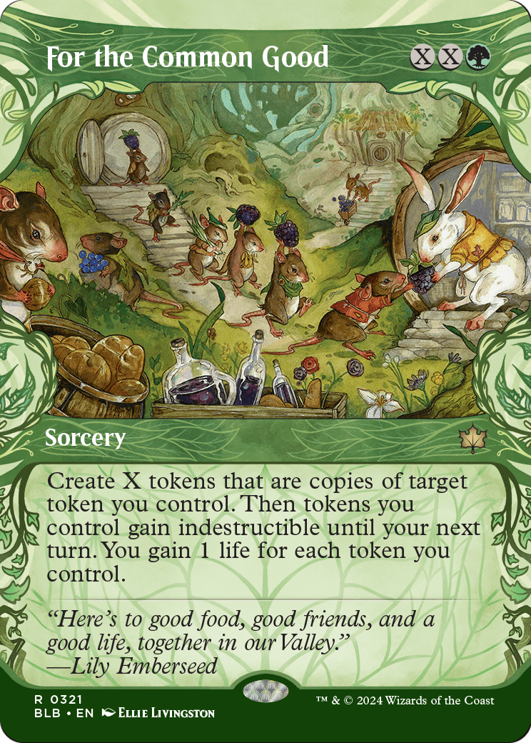 For the Common Good (BLB-321) - Bloomburrow: (Showcase)