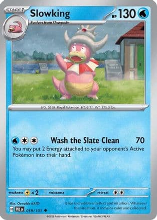 Slowking 019- SV Prismatic Evolutions Reverse Holofoil