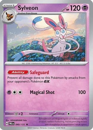 Sylveon 040- SV Prismatic Evolutions Reverse Holofoil