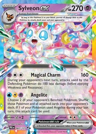 Sylveon ex 041/131 - Holofoil SV Prismatic Evolutions - Double Rare