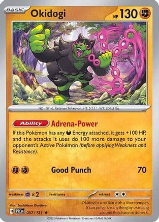 Okidogi 057- SV Prismatic Evolutions Reverse Holofoil