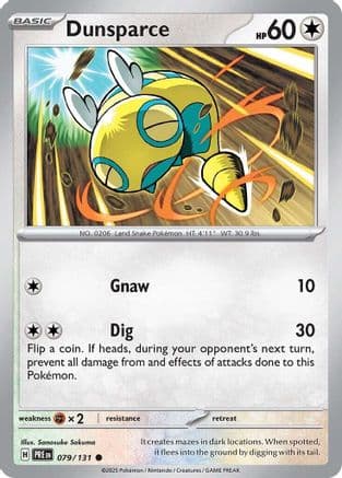 Dunsparce 079- SV Prismatic Evolutions