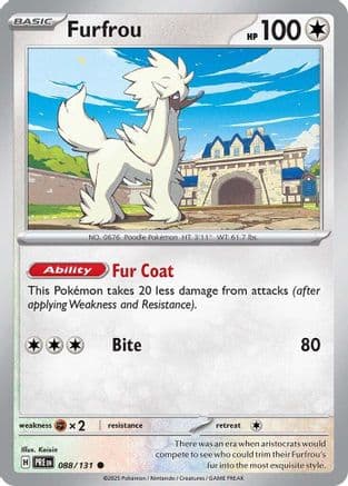 Furfrou 088- SV Prismatic Evolutions