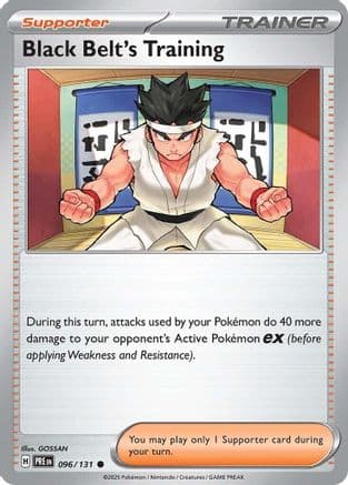Black Belt's Training 096/131 - SV Prismatic Evolutions Reverse Holofoil