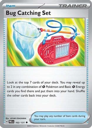 Bug Catching Set 102- SV Prismatic Evolutions Reverse Holofoil