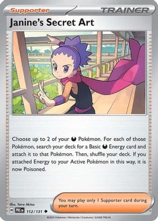 Janine's Secret Art 112/131 - SV Prismatic Evolutions Reverse Holofoil