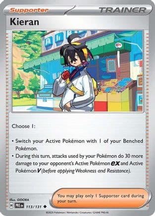 Kieran 113/131 - SV Prismatic Evolutions Reverse Holofoil