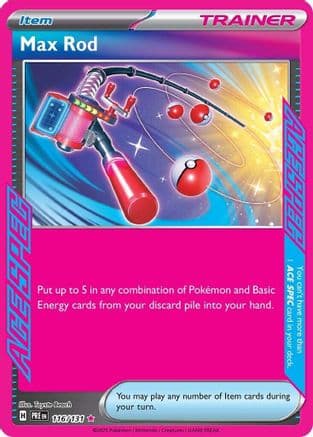 Max Rod 116- SV Prismatic Evolutions Holofoil