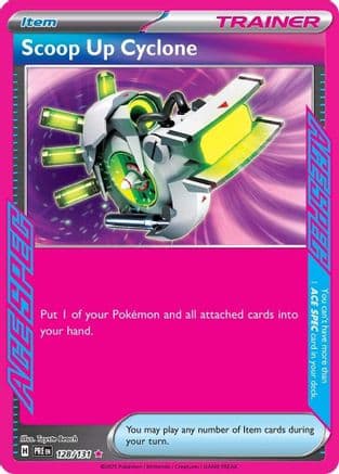 Scoop Up Cyclone 128- SV Prismatic Evolutions Holofoil