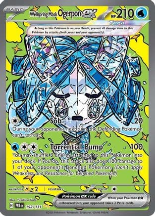 Wellspring Mask Ogerpon ex 152/131 - SV Prismatic Evolutions Holofoil