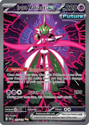 Iron Valiant ex 157- SV Prismatic Evolutions Holofoil