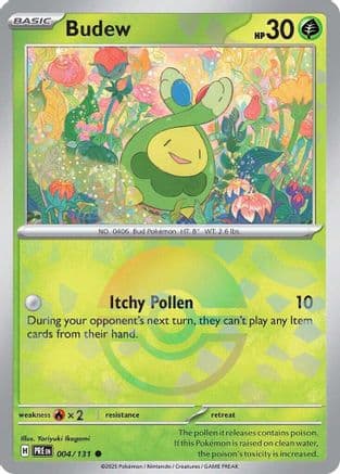 Budew (Poke Ball Pattern) 004- SV Prismatic Evolutions Holofoil