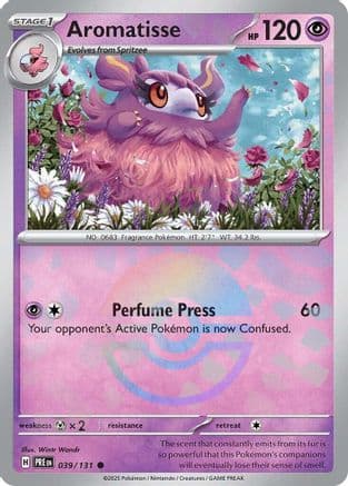Aromatisse (Poke Ball Pattern) 039- SV Prismatic Evolutions Holofoil