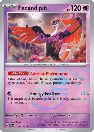 Fezandipiti (Poke Ball Pattern) 045- SV Prismatic Evolutions Holofoil