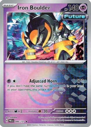 Iron Boulder (Poke Ball Pattern) 046- SV Prismatic Evolutions Holofoil