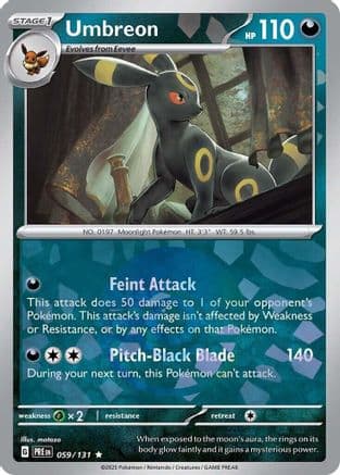 Umbreon (Poke Ball Pattern) 059- SV Prismatic Evolutions Holofoil