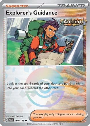 Explorer's Guidance (Poke Ball Pattern) 107 - Holofoil SV Prismatic Evolutions - Uncommon