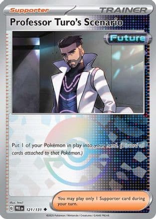 Professor Turo's Scenario (Poke Ball Pattern) 121- SV Prismatic Evolutions Holofoil