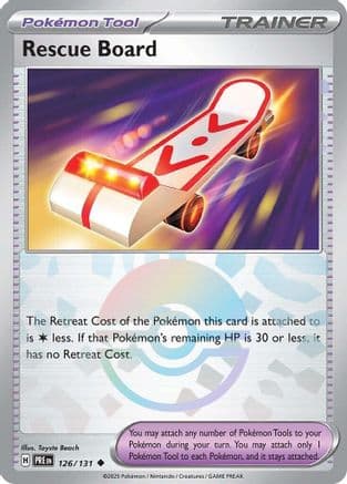 Rescue Board (Poke Ball Pattern) 126- SV Prismatic Evolutions Holofoil