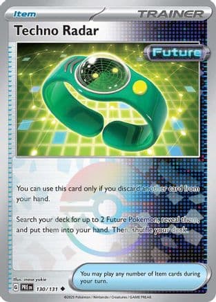 Techno Radar (Poke Ball Pattern) 130- SV Prismatic Evolutions Holofoil