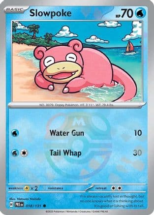 Slowpoke (Master Ball Pattern) 018- SV Prismatic Evolutions Holofoil