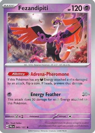 Fezandipiti (Master Ball Pattern) 045- SV Prismatic Evolutions Holofoil