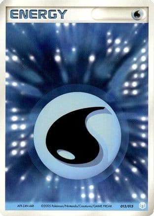 Basic Water Energy - 013/015 (013/015) (Japanese) - Gift Box Mew Lucario Crawdaunt Quarter Deck