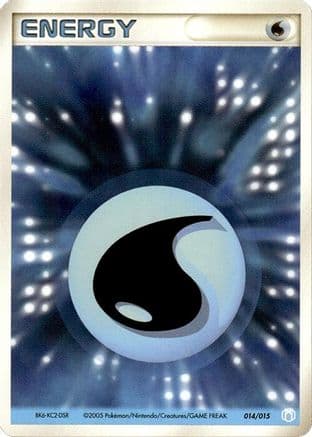 Basic Water Energy - 014/015 (014/015) (Japanese) - Gift Box Mew Lucario Crawdaunt Quarter Deck