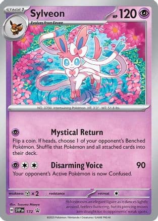 Sylveon (Cosmos Holo) 172- SV Scarlet & Violet Promo Cards Holofoil
